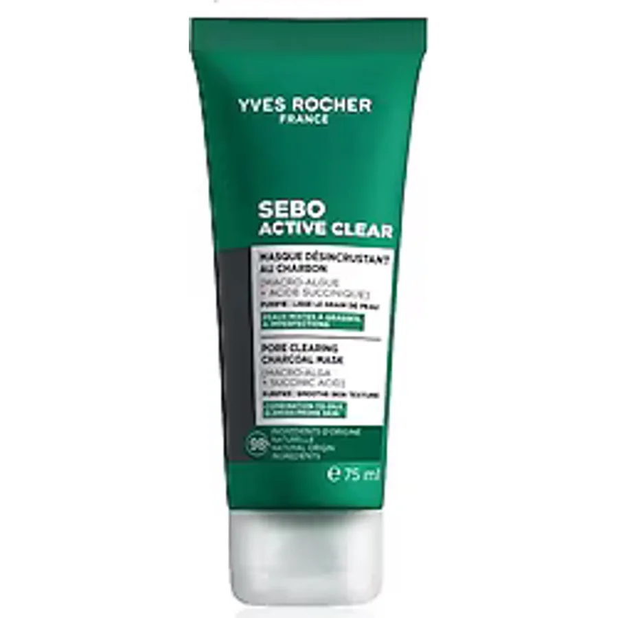 Yves Rocher Sebo Active Clear Botanik Kompleks 75 ml Arındırıcı Yüz Maskesi
