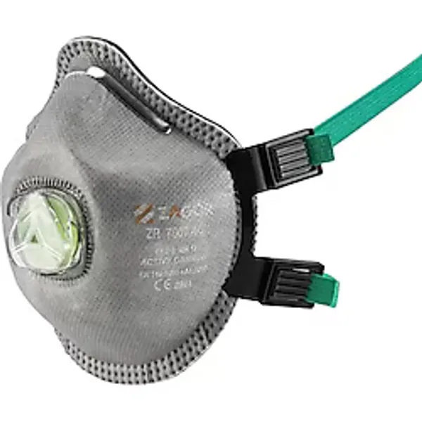 Zagor 7007 Ffp2 Nr D Aktif Karbonlu Ventilli Konik Toz Maskesi