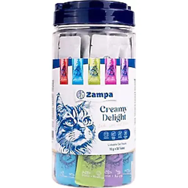 Zampa Creamy Delight Mix 30x16 gr Krema Kedi Ödül Maması