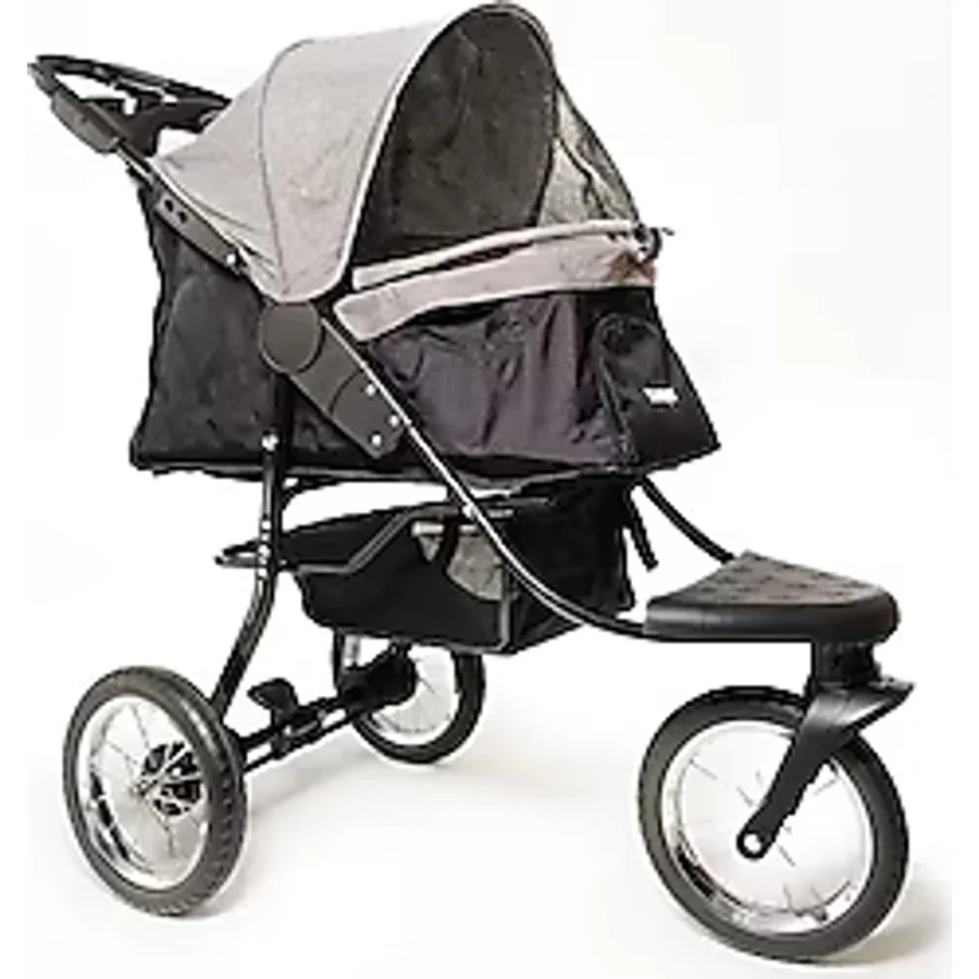 Zampa Ricciardo 54x104x101 cm Gri Kedi Arabası
