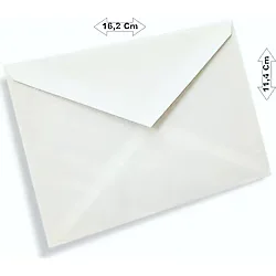 Zarf 100'lü 114x162 Ebat Mektup Zarfı Para Zarfı Davetiye Zarfı