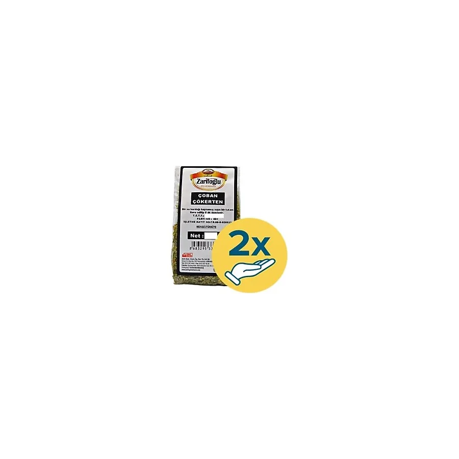Zarifoğlu Çoban Çökerten Otu Bitkisi Şifalı Bitkiler 2 x 50 gr