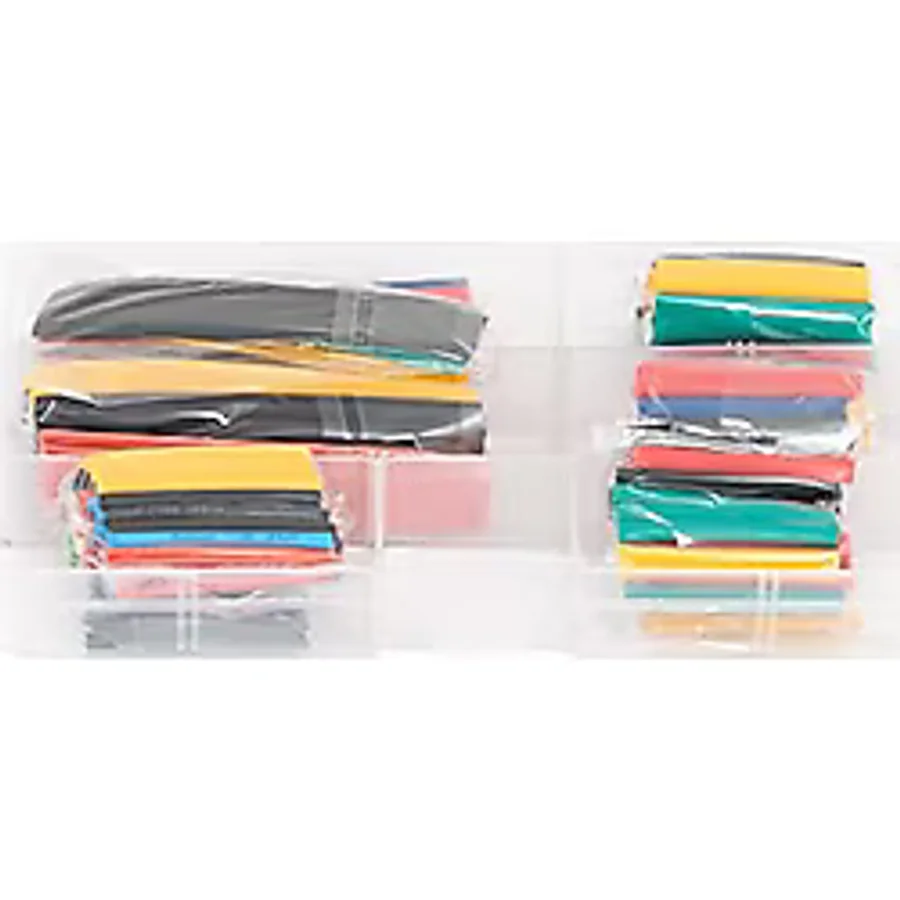 ZAUSS 164-530 - 750 Parça Kutulu Makaron Isıyla Daralan Kablo Koruma Kablo Tamir Seti Heat Shrink (750)