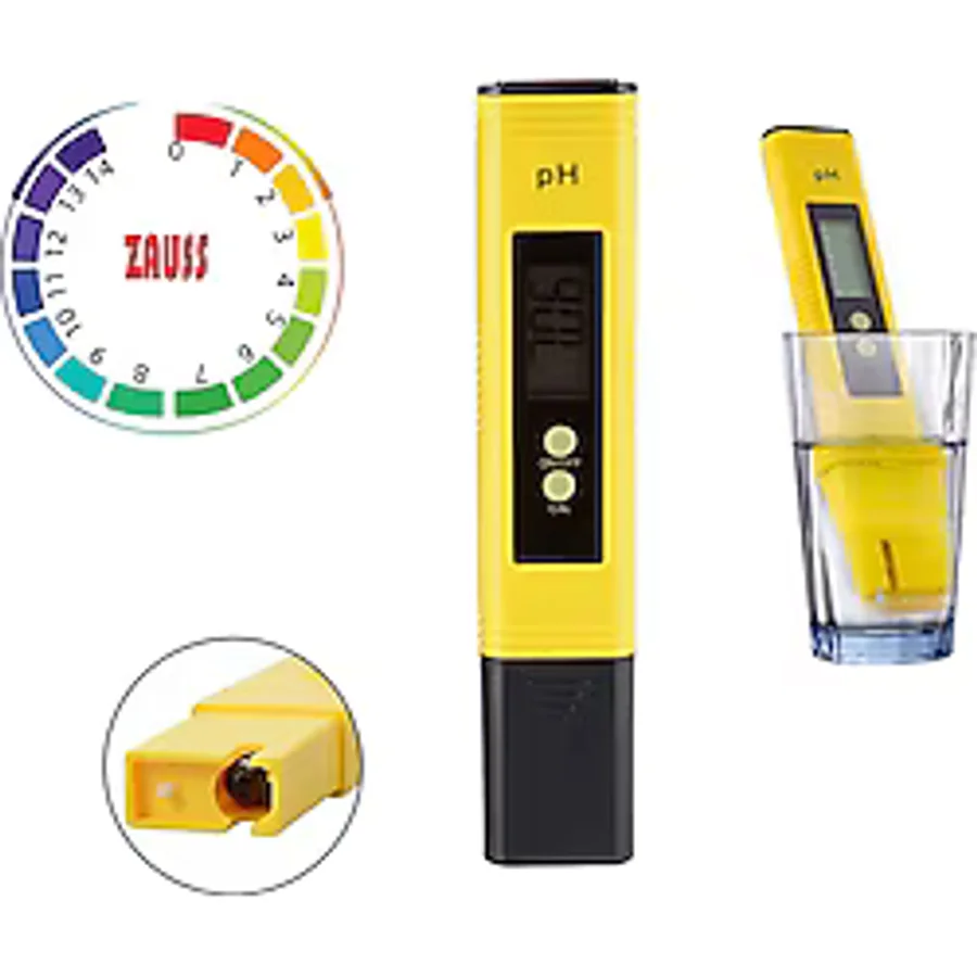 Zauss Dijital Ph Metre 0.01 Hassasiyet Su Sıvı Akvaryum Ph Ölçer