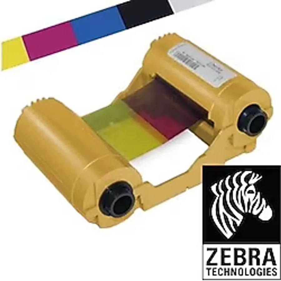 Zebra 800033-340 Renkli Ribbon Zxp3 Ymcko Tek Yüze 280 Baskı