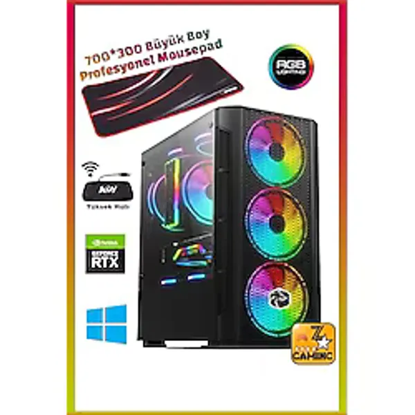 Zeiron Martial Pro X1 Ryzen 5 3600 32gb Ddr4 512gb M.2 Ssd+ 1tb Rtx3060 Oyuncu Masaüstü Bilgisayar