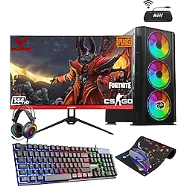 Zeiron Vega S45 I5-3470 16Gb 128Gb+1Tb Gtx1660 6Gb Super 24" 144Hz Oyuncu Masaüstü Bilgisayar