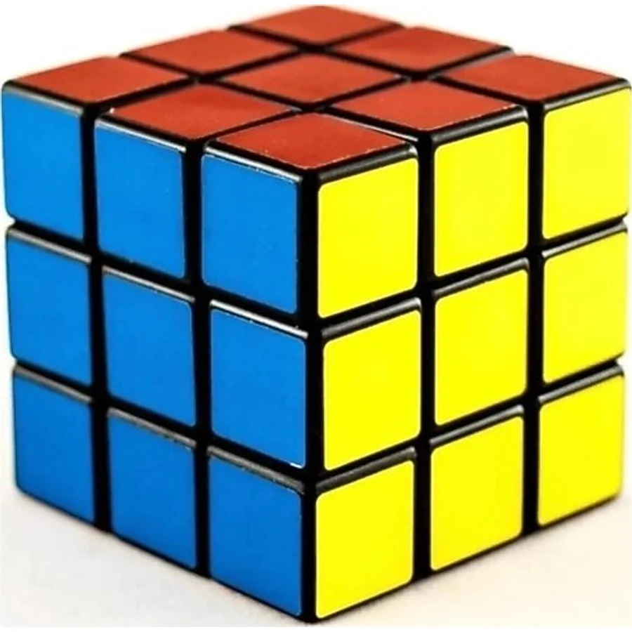 Zeka Küpü 3 X 3 Vakumlu Paket Rubik Sabır Küpü- Siyah