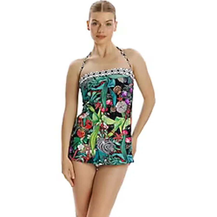 Zeki Kadın Tankini Takımı, Desenli, 40 Beden