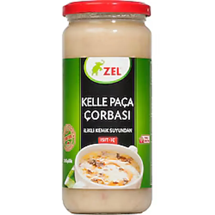 Zel Kelle Paça Çorbası - 480 ml x 6 ADET (Ilikli Kemik Suyundan)