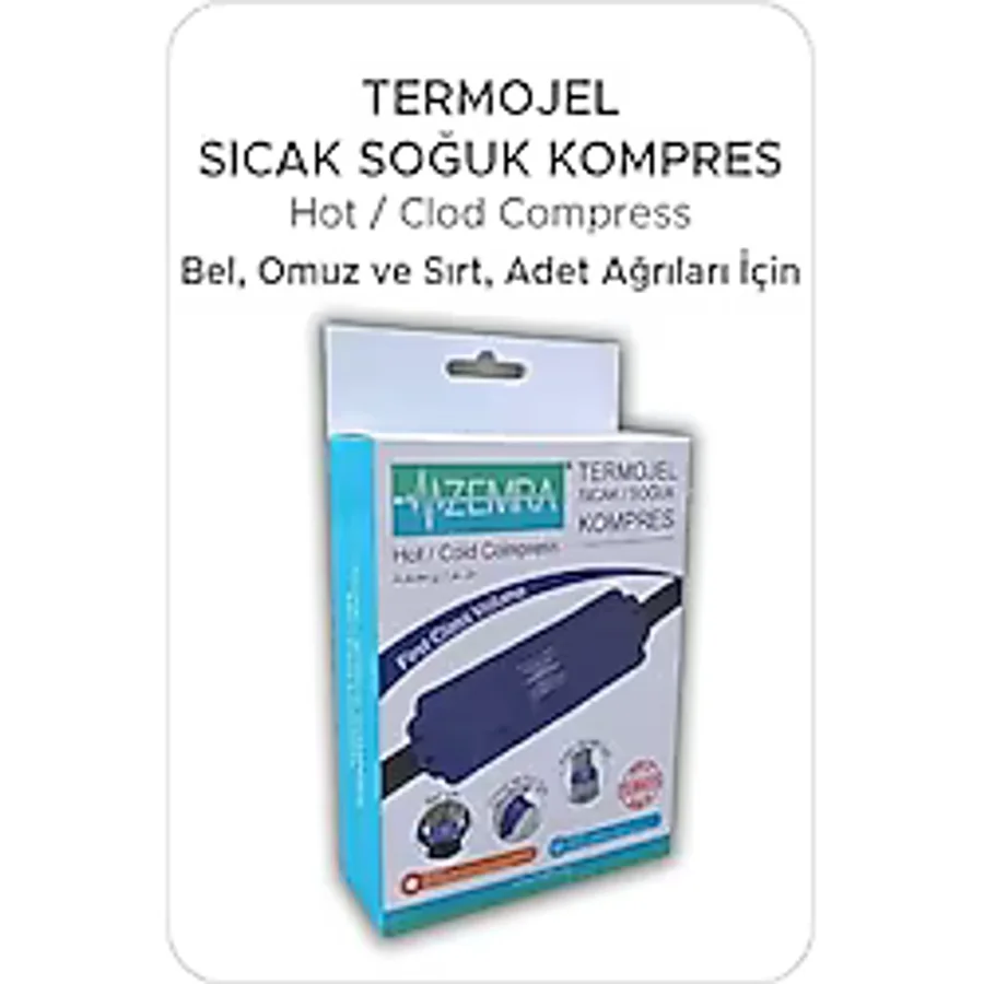 ZEMRA Bel İçin Termojel - Sıcak Soğuk Kompres - Termojel Regl Kemeri - Bel - Omuz - Regl İçin Termojel