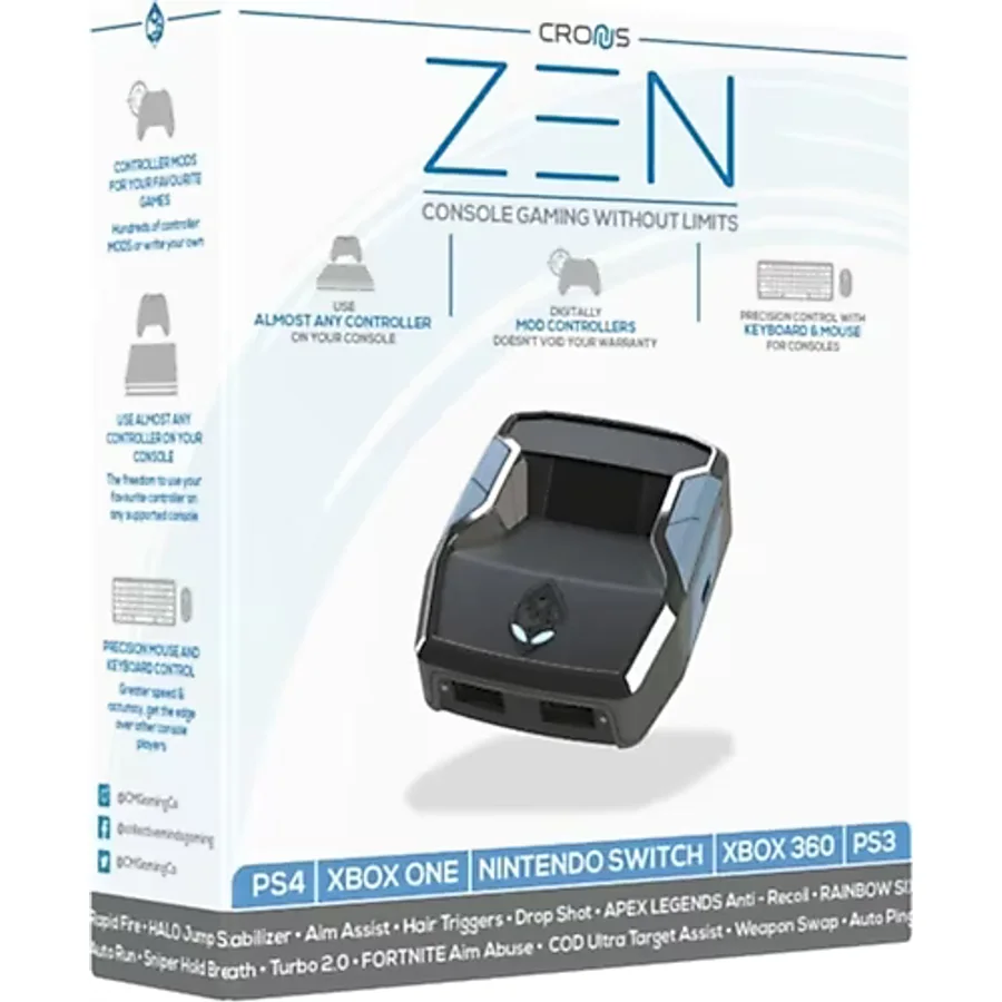 Zen Cronus Zen Console Gaming Ps4-Ps5- Xbox Yeni Nesil Macro Klavye Mouse Dönüştürücüsü