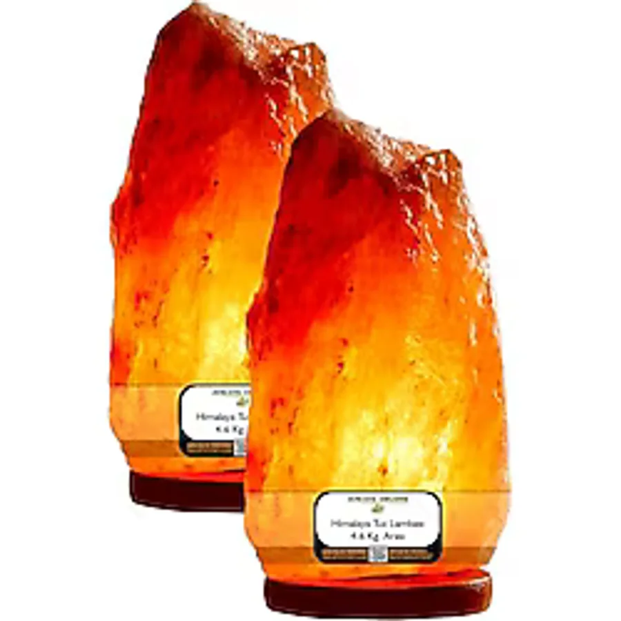 Zencefil Organik 2 Adet Himalaya Tuz Lambası 4-6 Kg. Kaya Tuzu Lambası Himalaya Tuzu Lamba