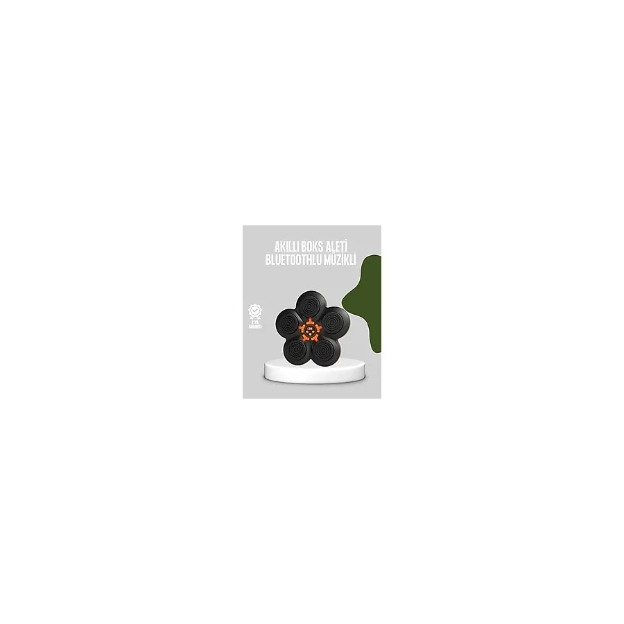 Zenvia Akıllı Müzikli Boks Makinesi Bluetooth Bağlantılı Işıklı Hedefli Fitness Aleti ZNV20 - 1 - 2 Yaş - Renkli