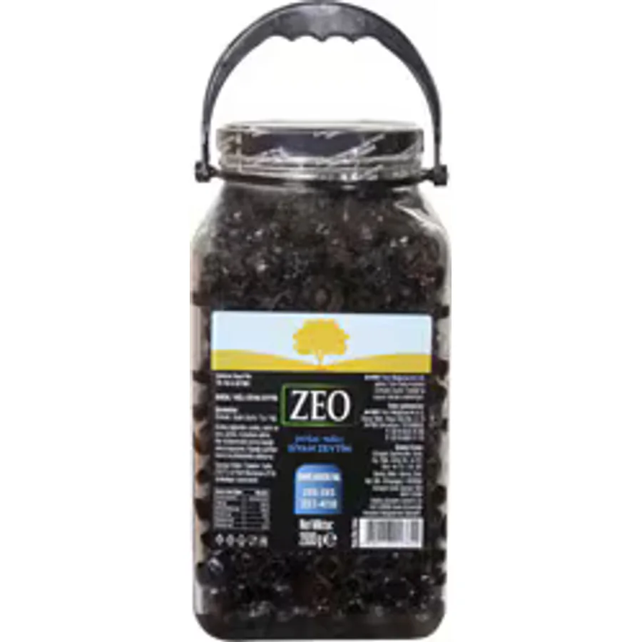 Zeo 2XS-3XS 2000 gr Siyah Zeytin