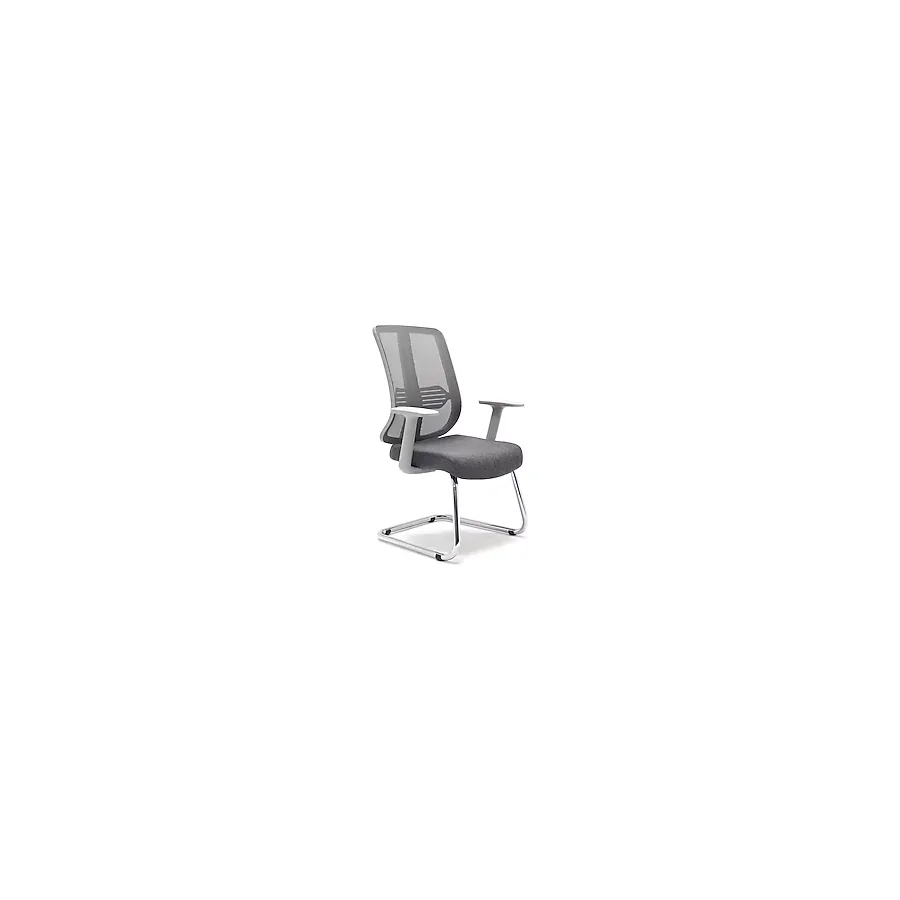 Zeon Büro Ofis Sistemleri // Comfort Visitor Mood Gray Misafir Bekleme Koltuğu Sabit Krom Ayak