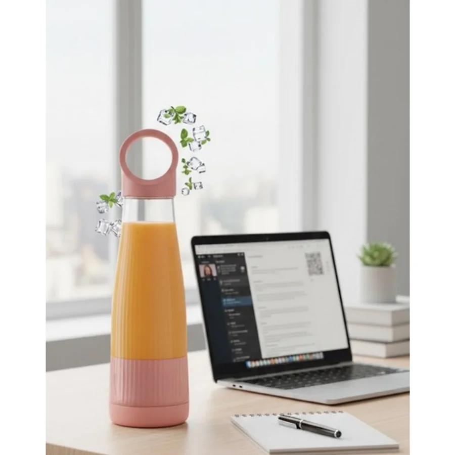 Zero Land Nrzsnt Ev Ofis ve Seyahat İçin Taşınabilir Smoothie Blender - Plastik