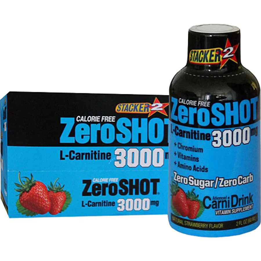 ZeroSHOT L-Carnitine 3000 mg 12 x 60 ml