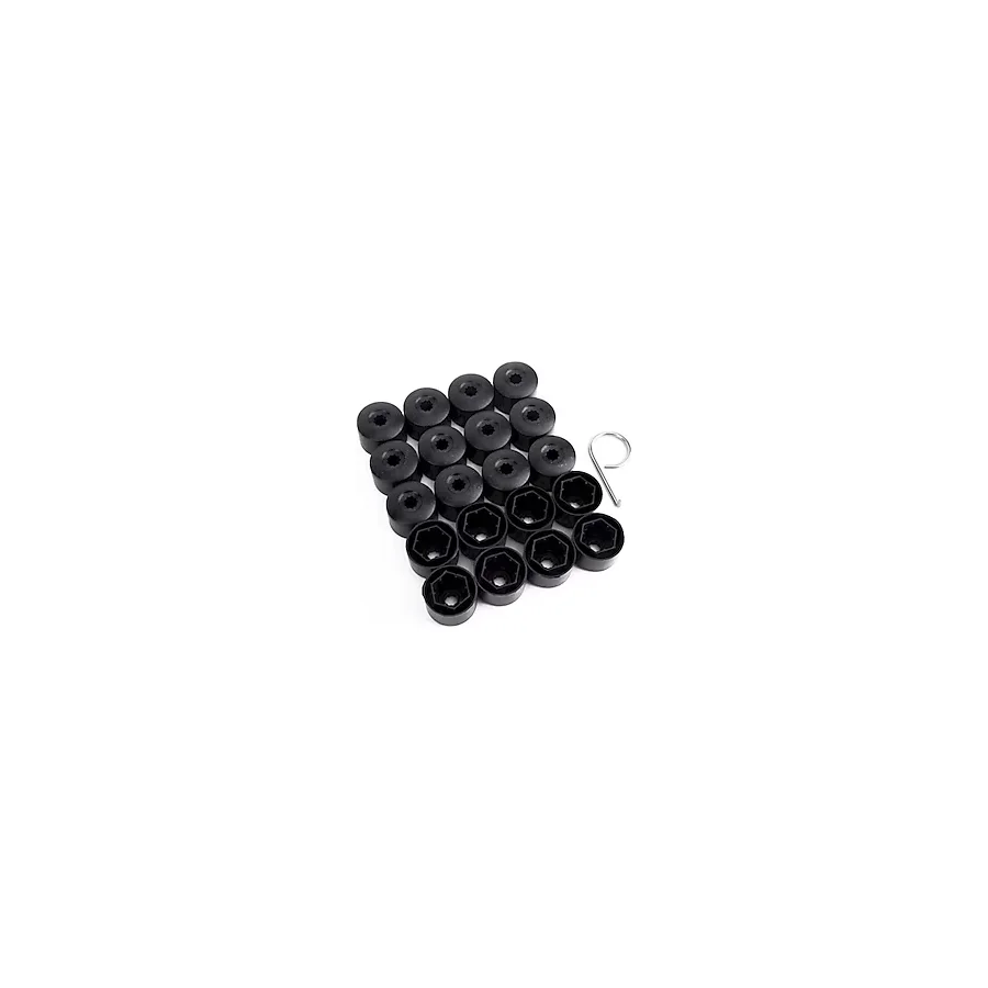 ZETOTO - Vw Bora Bijon Civata Kapağı Siyah Renk 20 Adetli Set 17mm 1k06011739b9