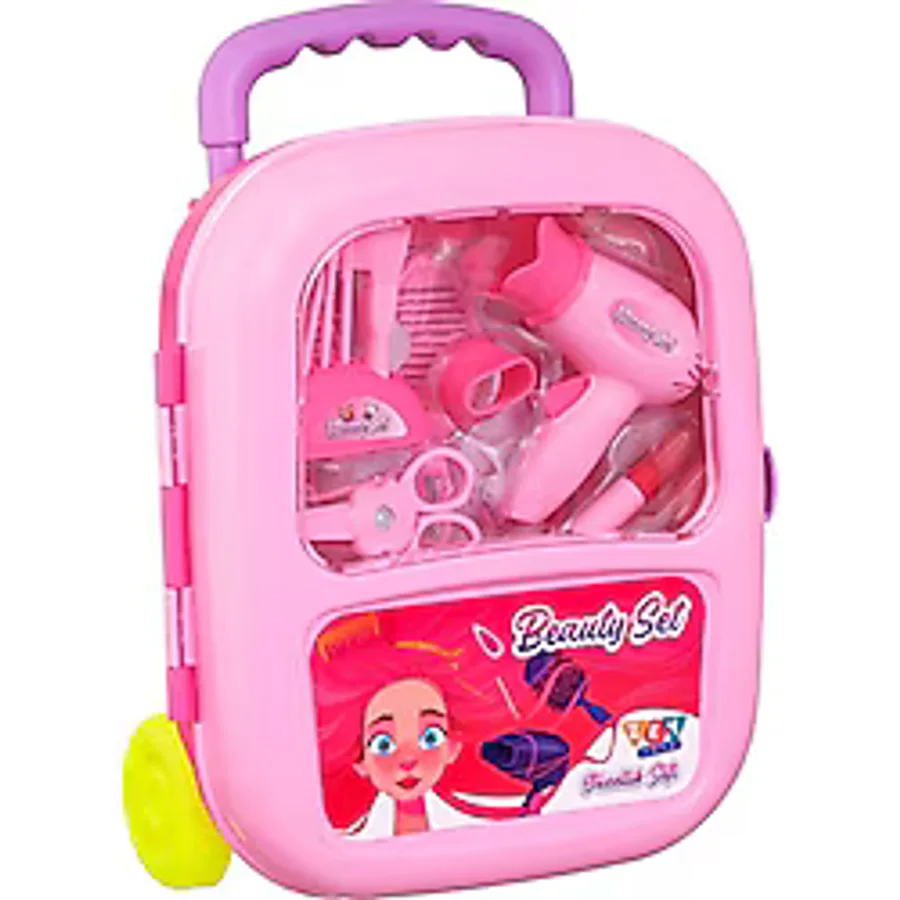 ZEY2029 Valizli Güzellik Seti - Zey Toys - Renkli
