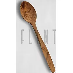 Zeytin ağacı el yapımı tahta ahşap kaşık orta mutfak yemek kaşığı 22 cm