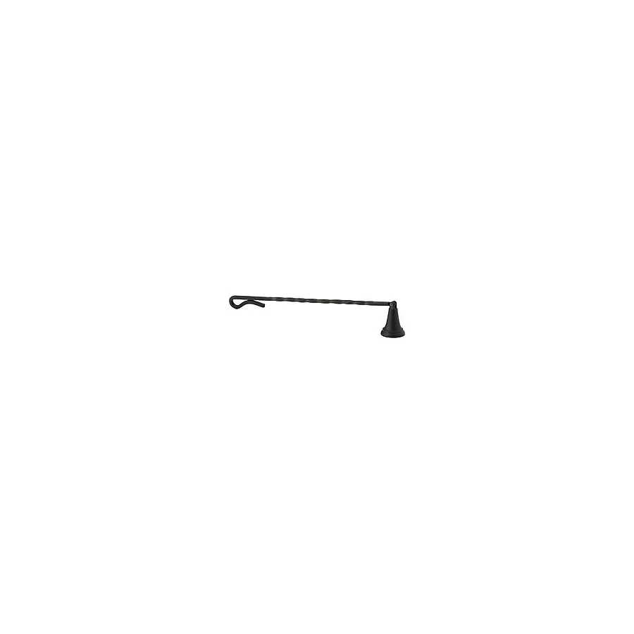Zg Store Mum Söndürme Aleti 33 cm Meridyendukkan Metal Mum Söndürücü Siyah Renk