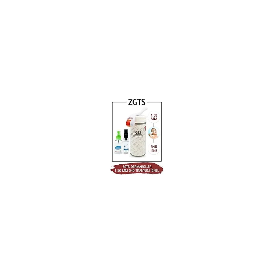 Zgts Dermaroller 1.50 Mm Titanyum 540 Iğneli Derma Roller