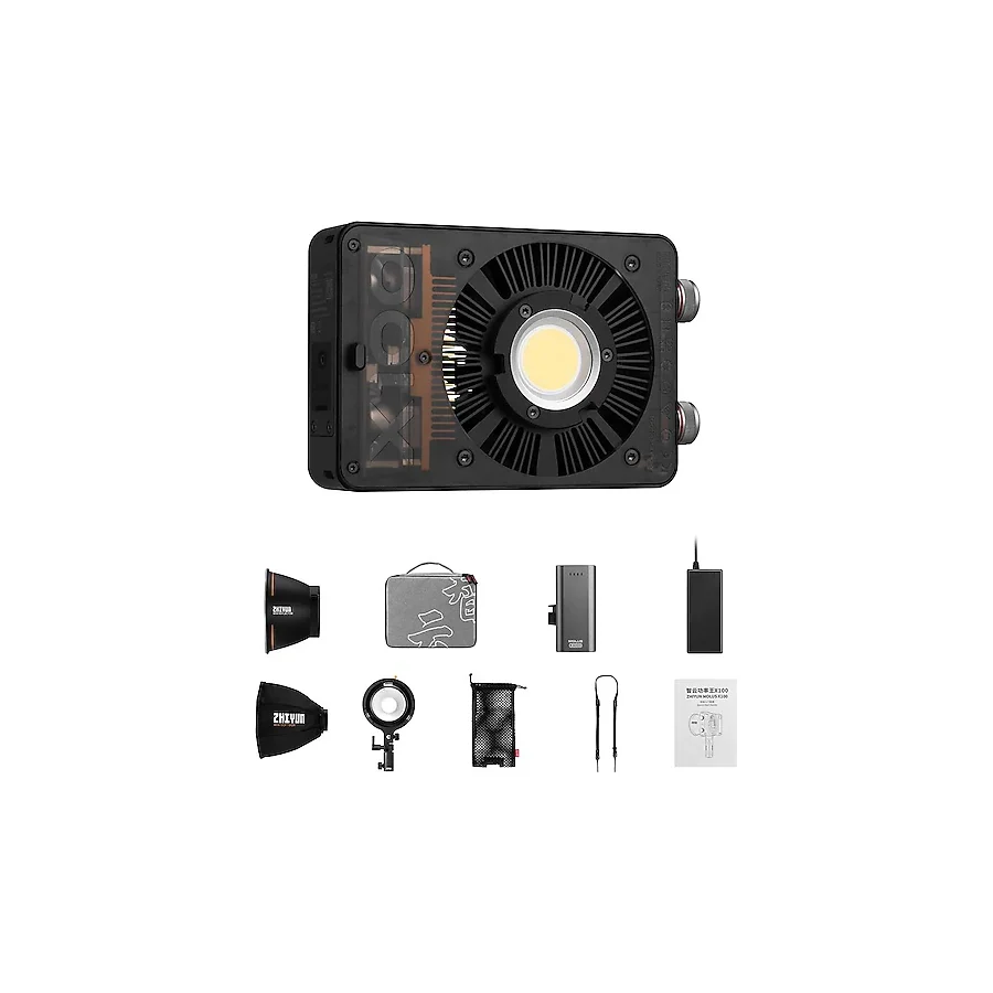 Zhiyun MOLUS X100 Bi-Color Pocket COB Monolight Pro Kit