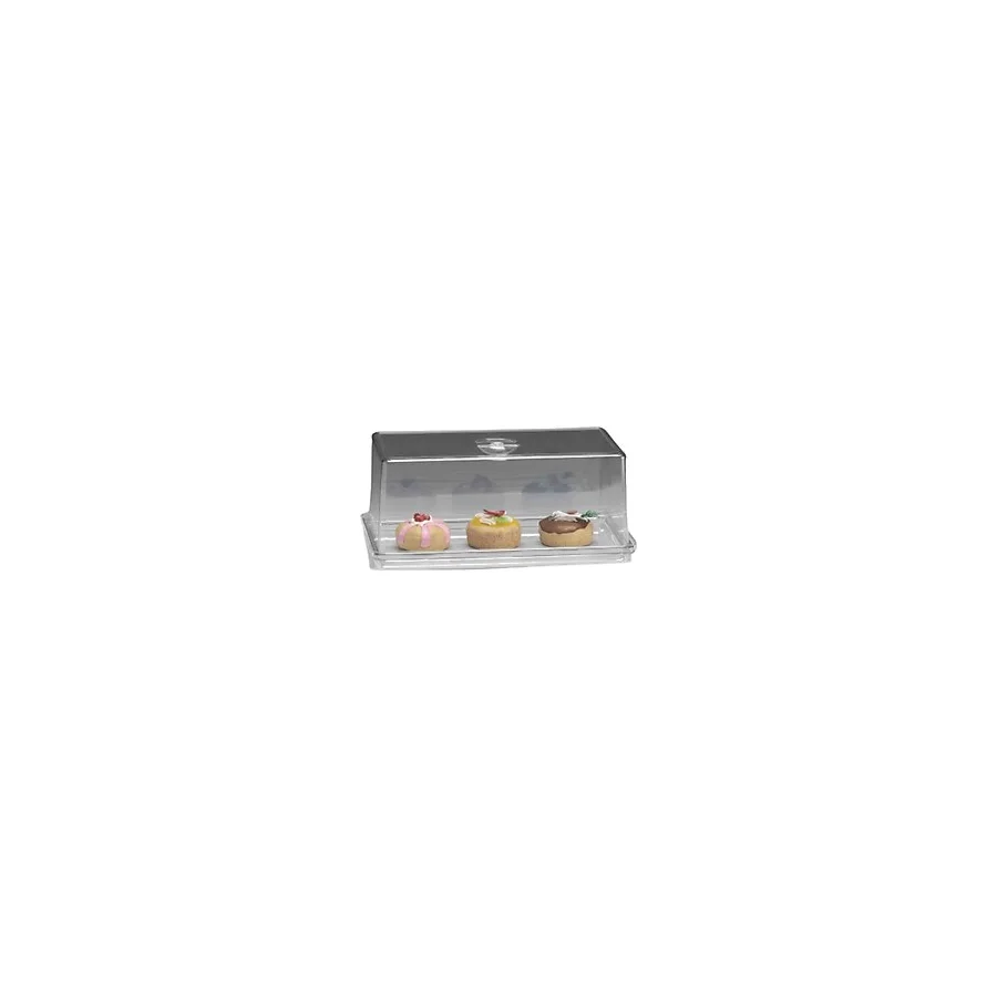 Zicco Zcp 851 Akrilik Altlı Polikarbonat Kapaklı Kek Fanusu 19x36x15 Cm (AKN.ZCP 851)