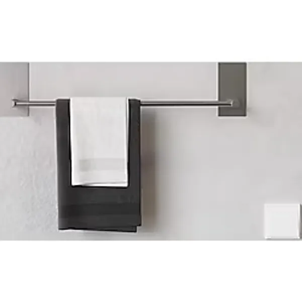 Zift Unique Ömür Boyu Paslanmaz Çelik Havlu Askısı - Yapışkanlı Montaj Havluluk - 45CM Banyo & Tuvalet Havlu Tutacağı