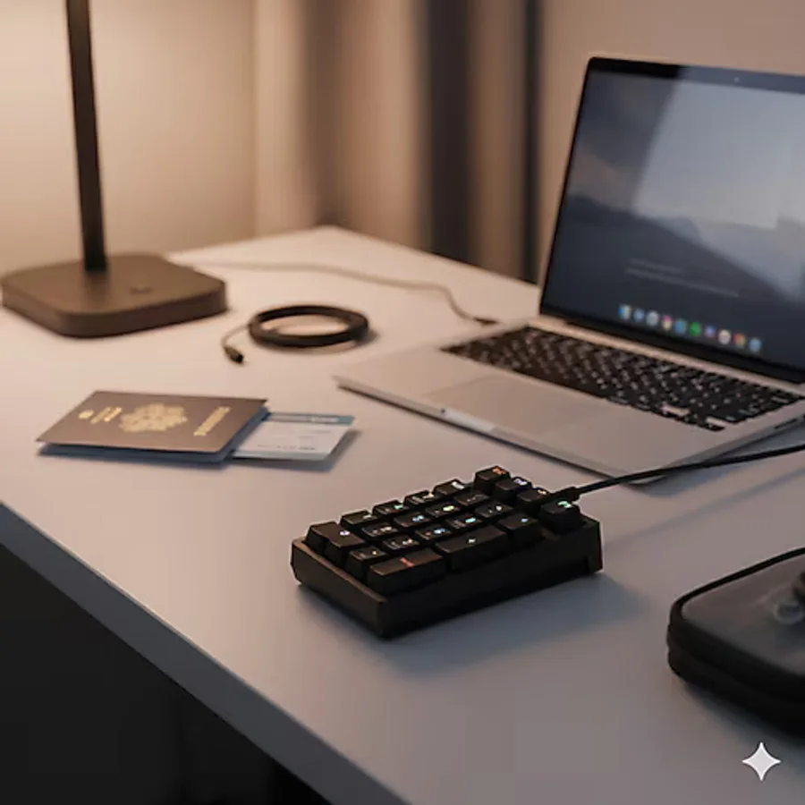 Zilvana RGB Mekanik Sayısal Tuş Takımı 21 Tuşlu Kablolu Numpad, Mavi Switch, Gaming & Ofis Klavye