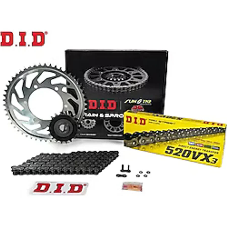 Zincir Dişli Seti Aprılıa Tuareg 660Cc Zincir: Dıd-520Vx3 Çelik-120 Ön-Arka Dişli: Jt15t-42T 2022-2024