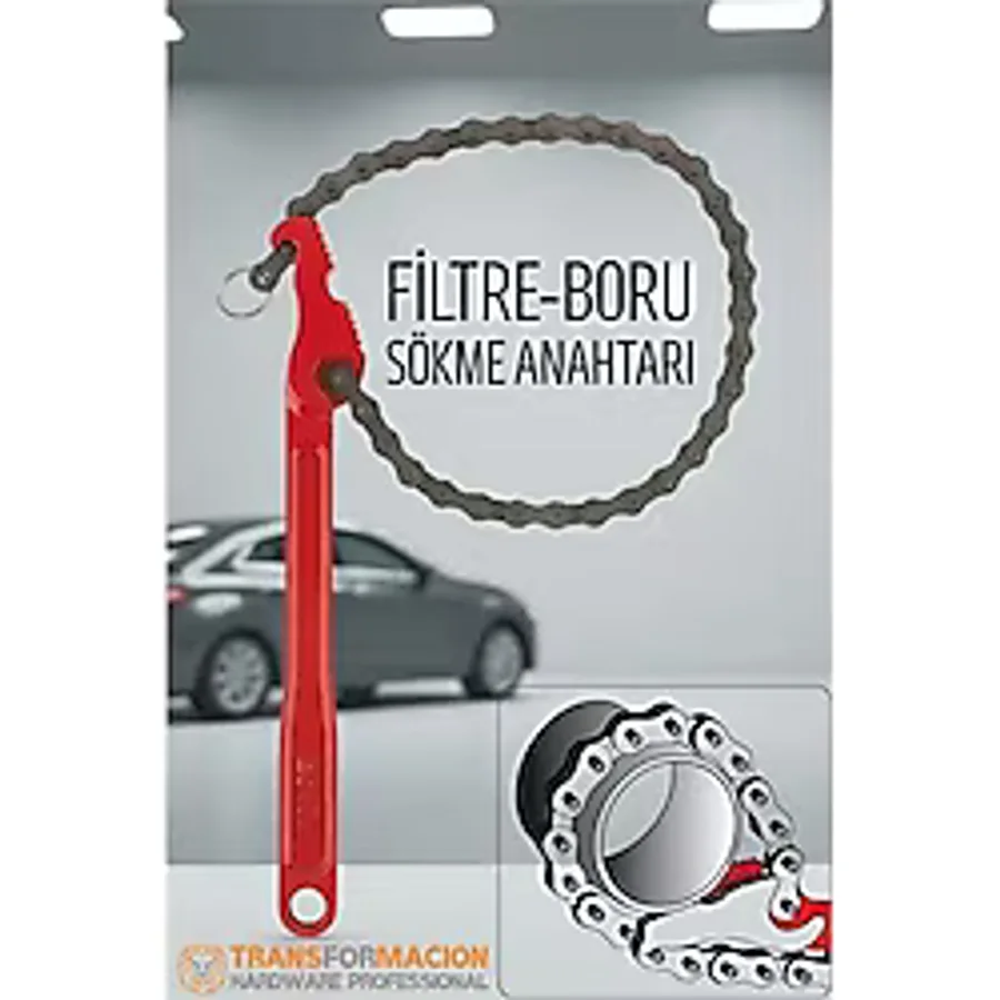Zincirli Filtre Sökme Anahtarı - Boru Sökme Anahtarı