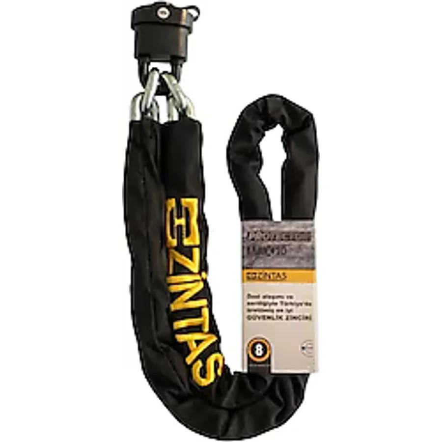 Zintaş MAX10 10 mm 200 cm Kesilmez Motosiklet Zincir Kilit