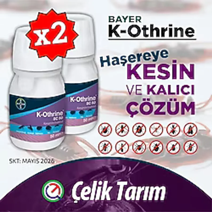 ZİROS BAYER KOTHRİNE50ML YENİ TARİH BİT PİRE KENE HAMAM BÖCEĞİ KARINCA TAHTA KURUSU GÜMÜŞ HAŞERE İLACI