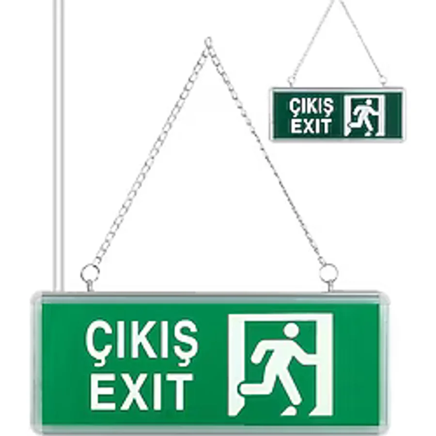 Zmr Zmr-670/Y.00 3W Tek Yön Acil Çıkış Yönlendirme Tabelası - Lambası (38X30x36mm)