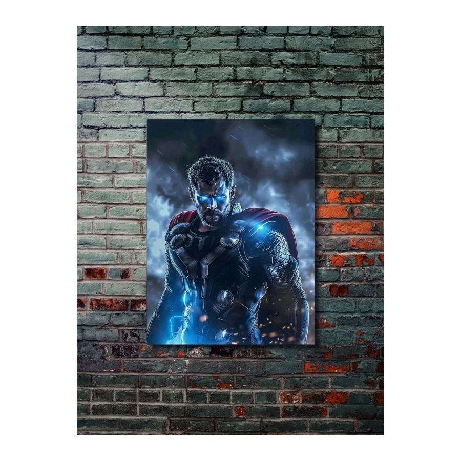 Znc Thor - Marvel - Film & Dizi Posterleri, Özel Tasarım Kağıt Poster, Duvar Sanatı
