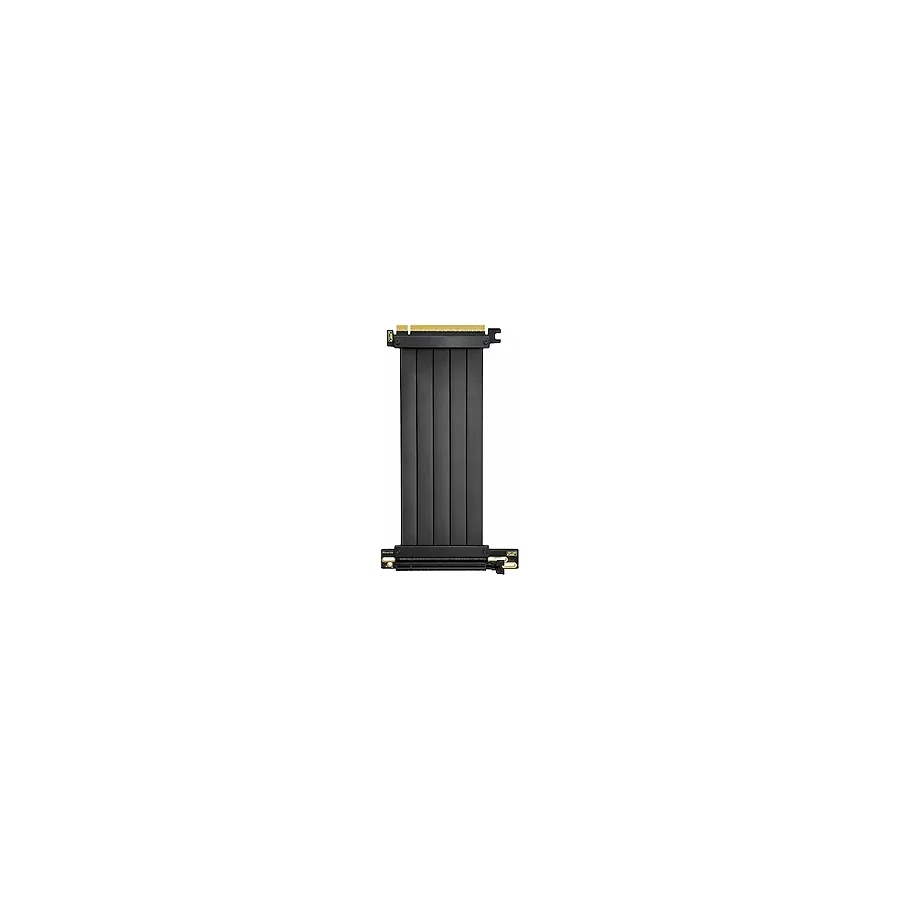 Zoko PCI-E 4.0 X16 Ekran Kartı Dikey Tutucu Riser Kablo 24 cm - Siyah