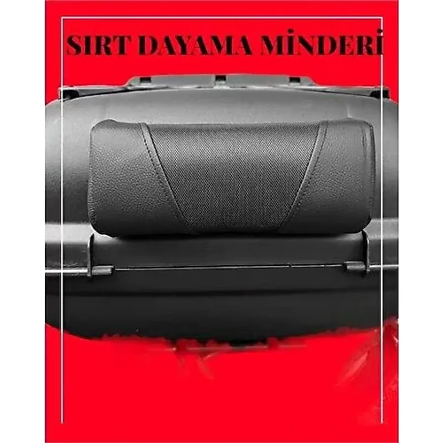 Zoli Motosiklet Topcase Çanta Sırt Dayama Minderi Universal Premium Cırtlı Model ÇANTA SIRT DAYAMA
