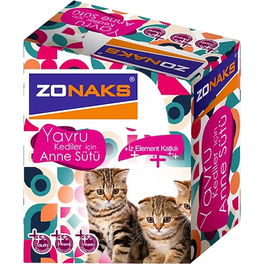Zonaks +Iz Element Katkılı Yavru Kediler İçin Anne Süt Tozu 14X15G