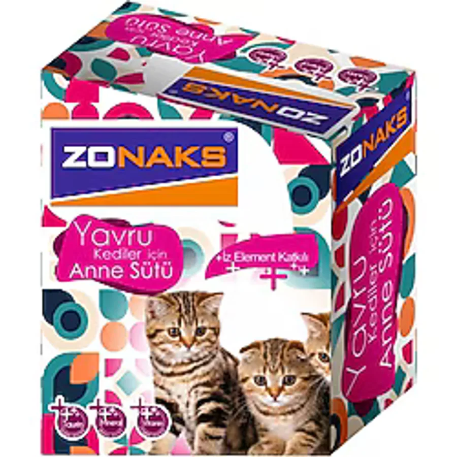 Zonaks +Iz Element Katkılı Yavru Kediler İçin Anne Süt Tozu 14X15G