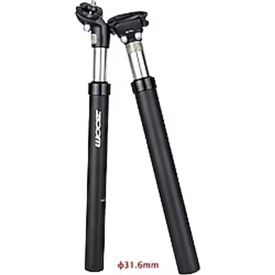 Zoom Amortisörlü Sele Borusu 31.6 mm Siyah