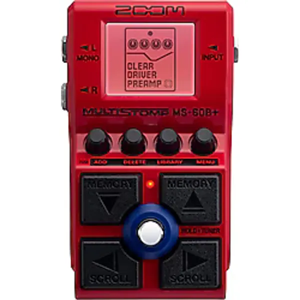 Zoom MS-60B+ Multistomp Bas Efekt Pedalı