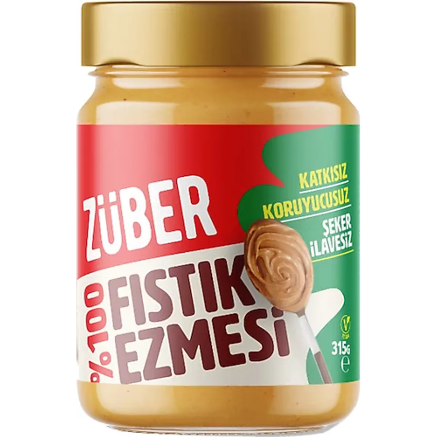 Züber %100 Fıstık Ezmesi 315 gr