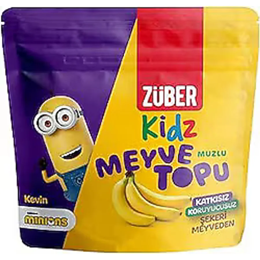 Züber Kidz Muzlu Meyve Topu 42 gr 12'li