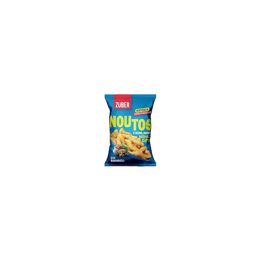 Züber Noutos Ege Baharatlı Fırınlanmış Nohut Cipsi 55 gr