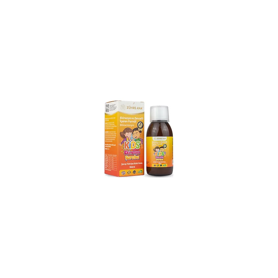 Zühre Ana Kids Ekinezya ve Zencefil Şurubu 150 ml