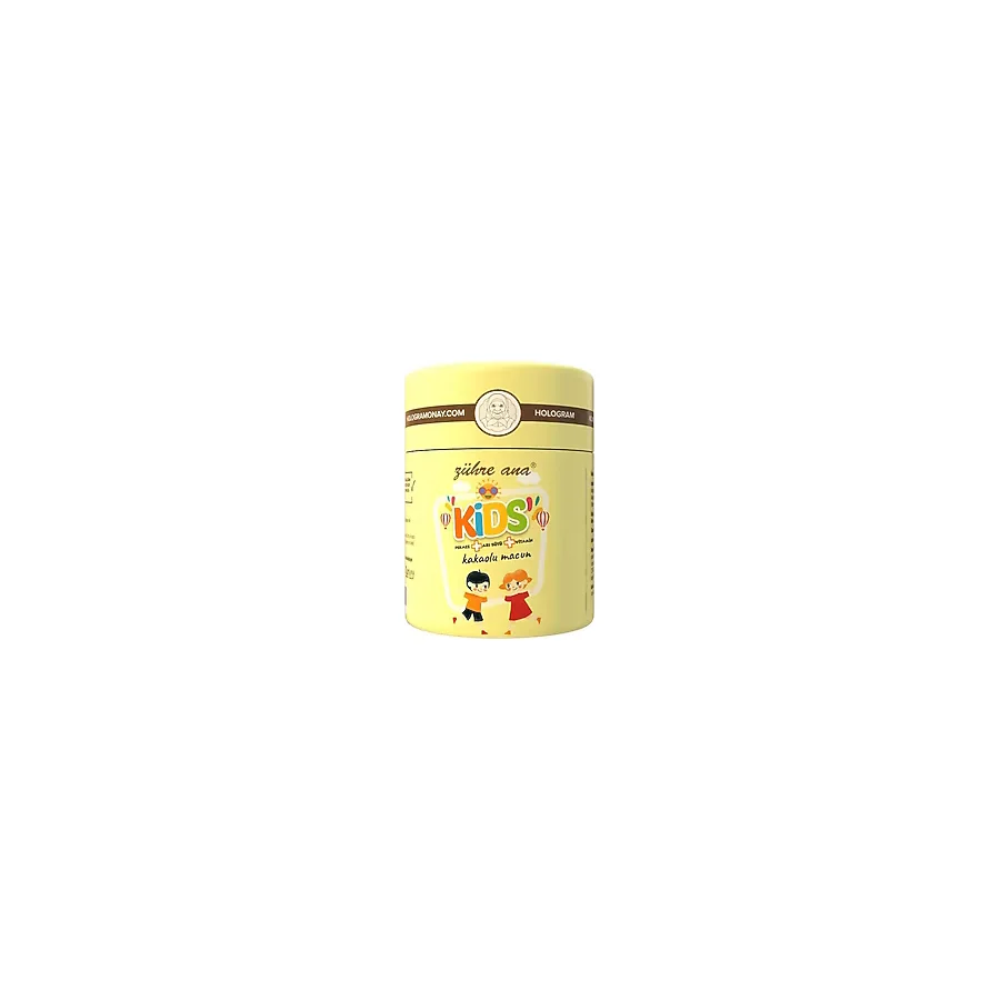 Zühre Ana Kids Pekmez Arı Sütü Vitamin Kakaolu Macun 240 gr