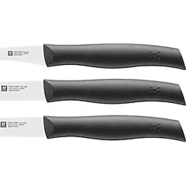 Zwilling 38737000 Twin Grip Bıçak Seti, 3 Parça, Friodur Bıçak, Sap: Plastik, Siyah, 350 x 105