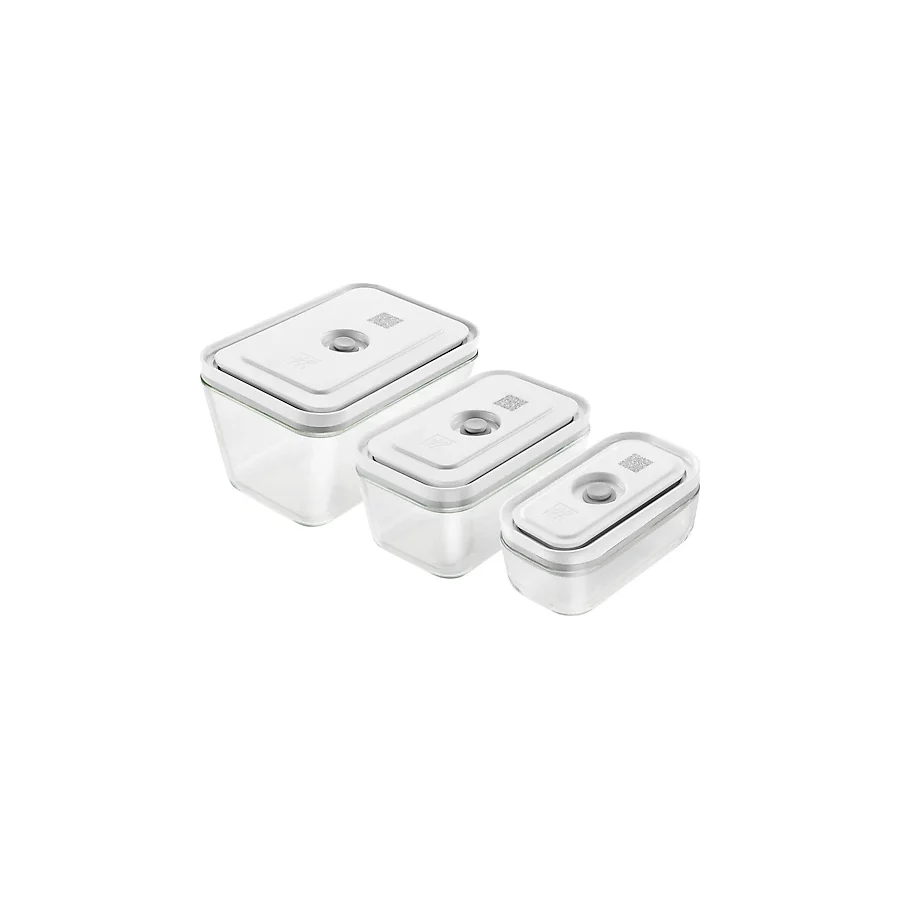 Zwilling Fresh & Save S-M-L 3'lü Vakumlu Cam Saklama Kabı
